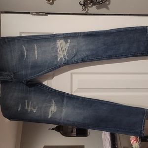 Men's Gap 1969 Jeans Size 32x32 Slim with Destroyed Look